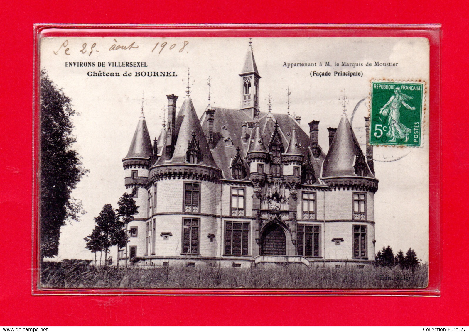 70-CPA VILLERSEXEL - CHATEAU DE BOURNEL - Autres & Non Classés