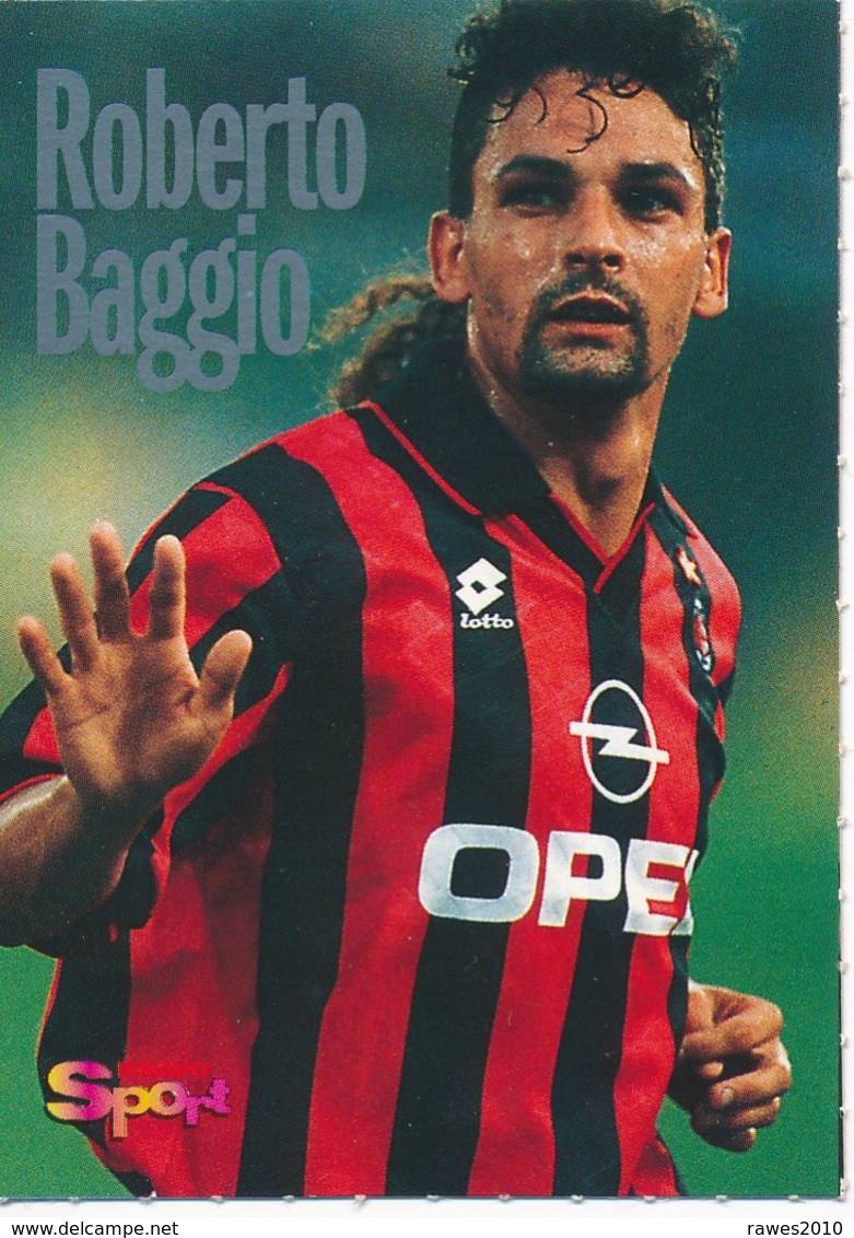 Italien Roberto Baggio AC Mailand Fussball - Sammelbild Aus Den 90-ziger Jahren - Sport