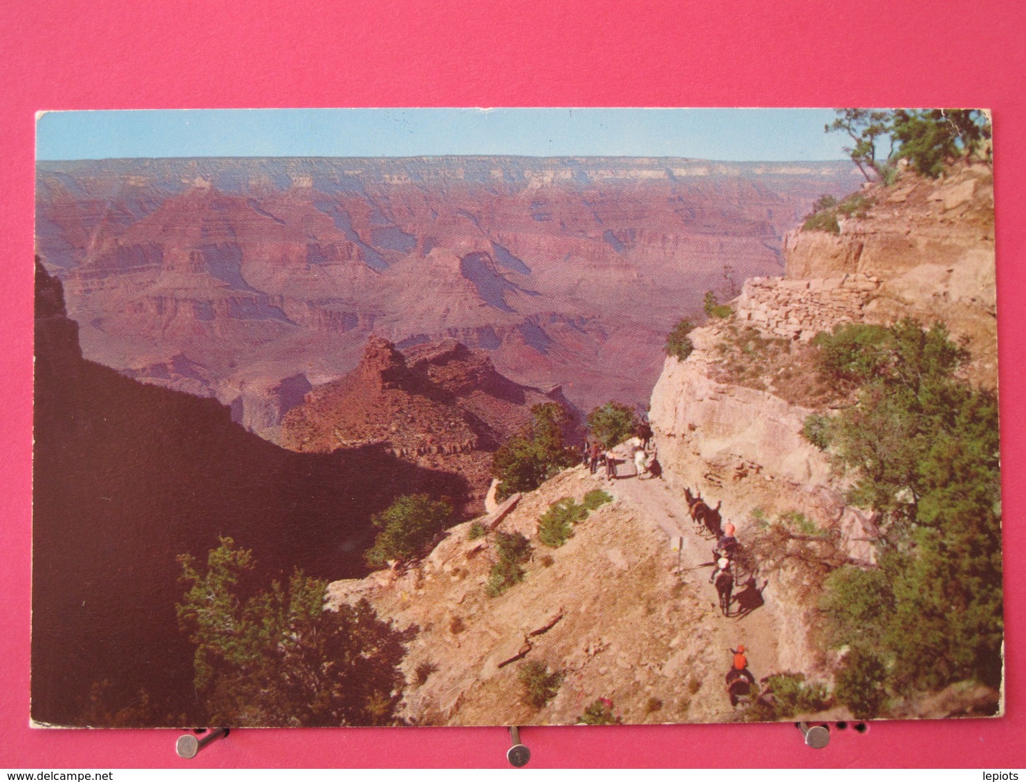 Visuel Pas Très Courant - Etats-Unis - Grand Canyon National Park - Arizona - Battleship Rock - 1963 - Scans Recto Verso - Gran Cañon