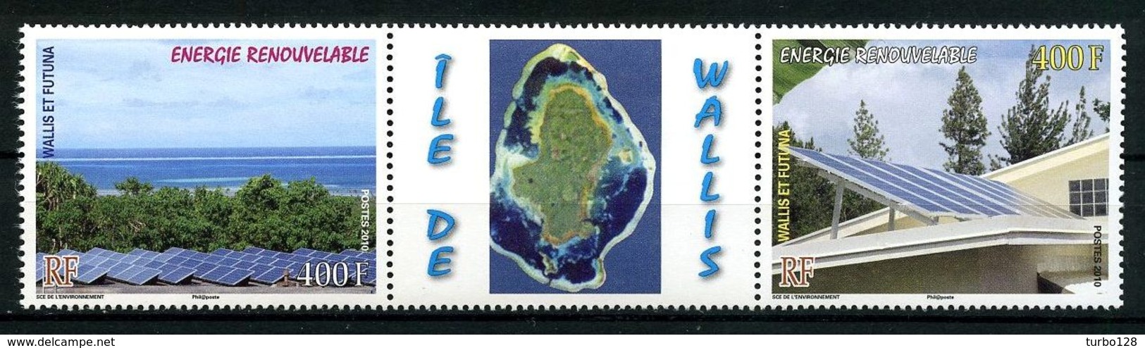 WALLIS FUTUNA 2010  N° 737/738 ** Neuf MNH Superbe Energie Renouvelable Panneaux Solaires île Paysage - Nuevos