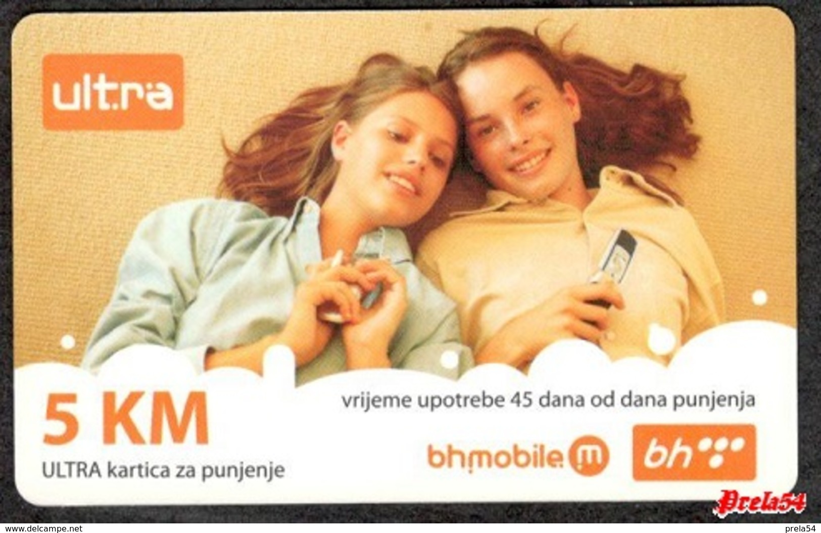 Bosnia Sarajevo - ULTRA PREPAID CARD (recharge) 5 KM Typ III - Bosnia