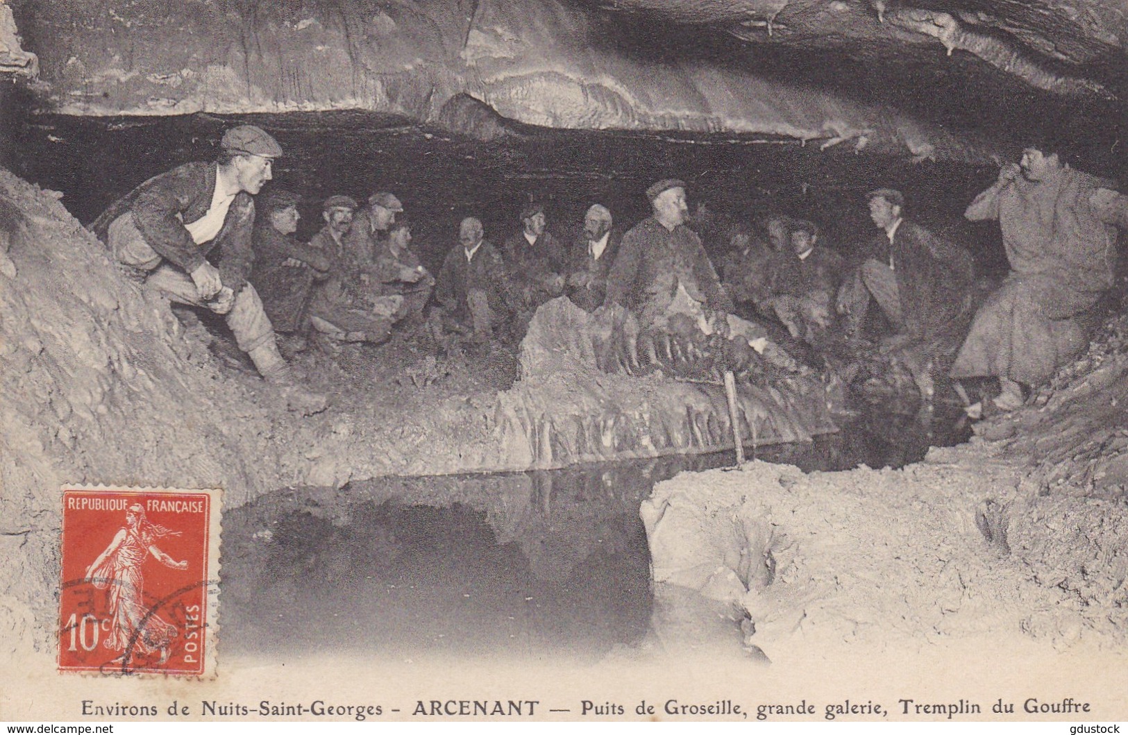 Côte-d'Or - Environs De Nuits-St-Georges - Arcenant - Puits De Groseille, Grande Galerie, Tremplin Du Gouffre - Nuits Saint Georges