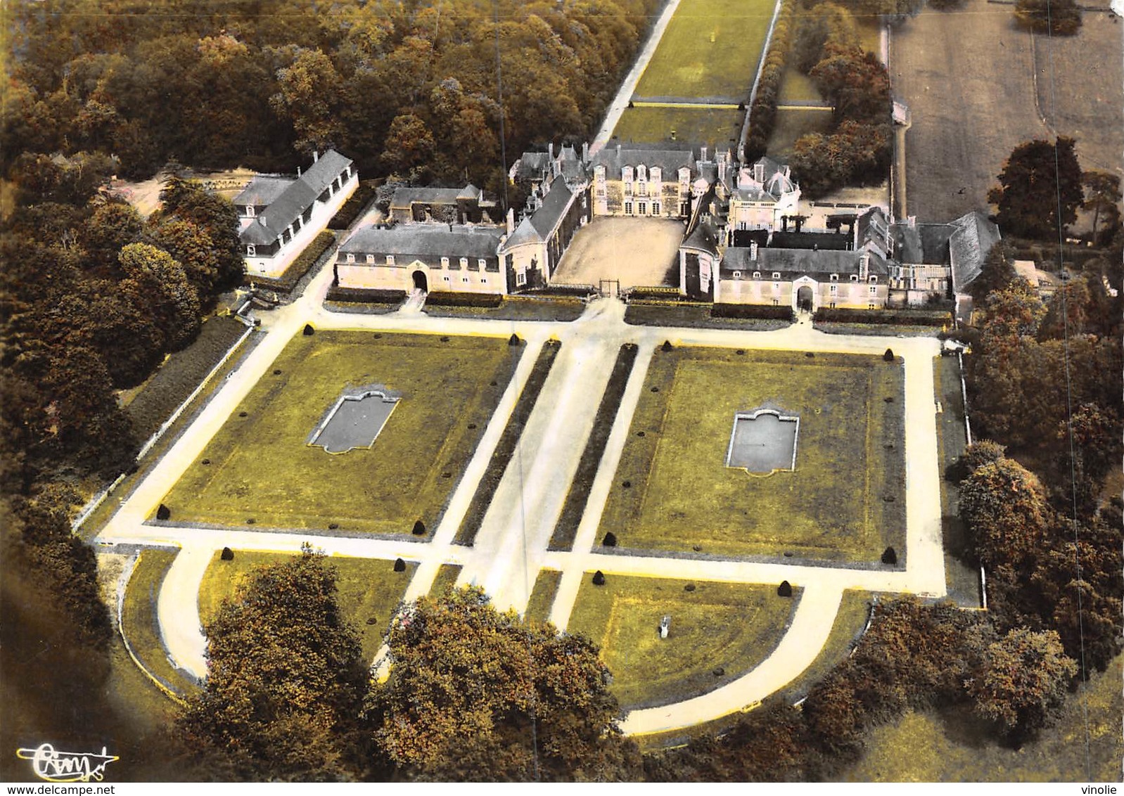 PIE.T.19-8168 : SEGRE. CHATEAU DE LA LORIE. VUE AERIENNE. - Segre