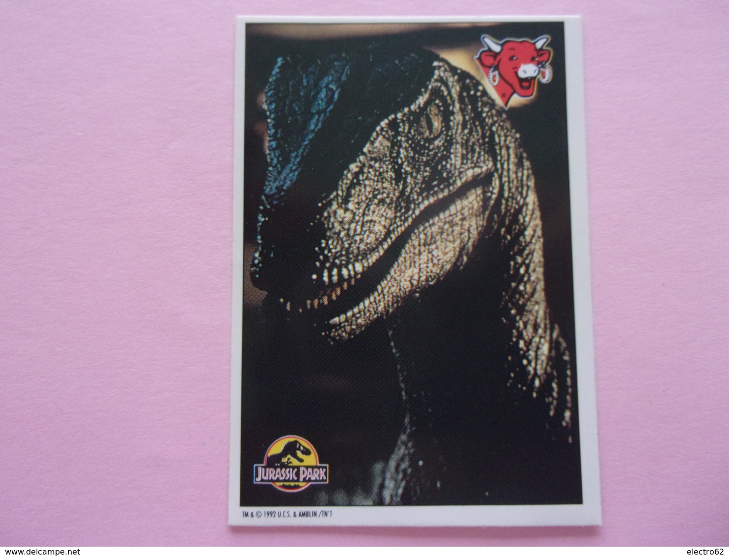 VACHE QUI RIT  Dinosaure Jurassic Park 1992 - Stickers