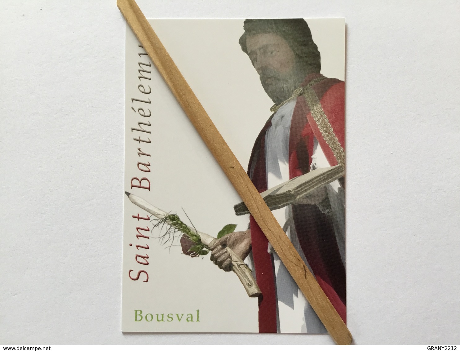 GENAPPE - BOUSVAL «SAINT BARTHÉLÉMY  «  Image Pieuse. - Genappe