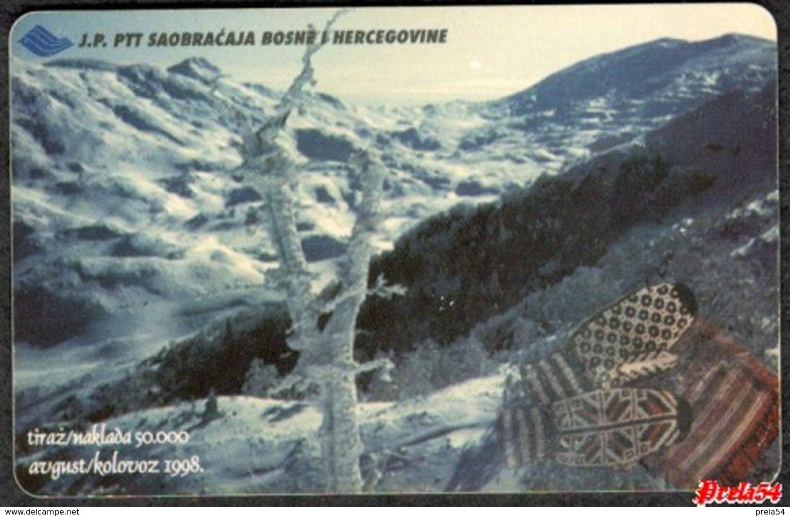 Bosnia Sarajevo -  Bjelasnica Mountain, Used Chip Card - Bosnie