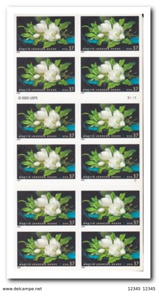 Amerika 2004, Postfris MNH, Flowers ( Booklet, Carnet ) - 1981-...