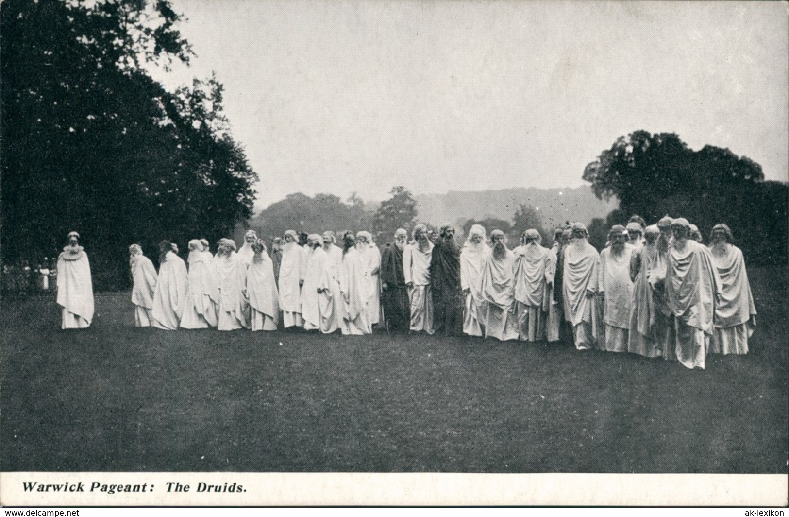 Postcard Warwick Warwick Pageant The Druids 1940 - Altri & Non Classificati