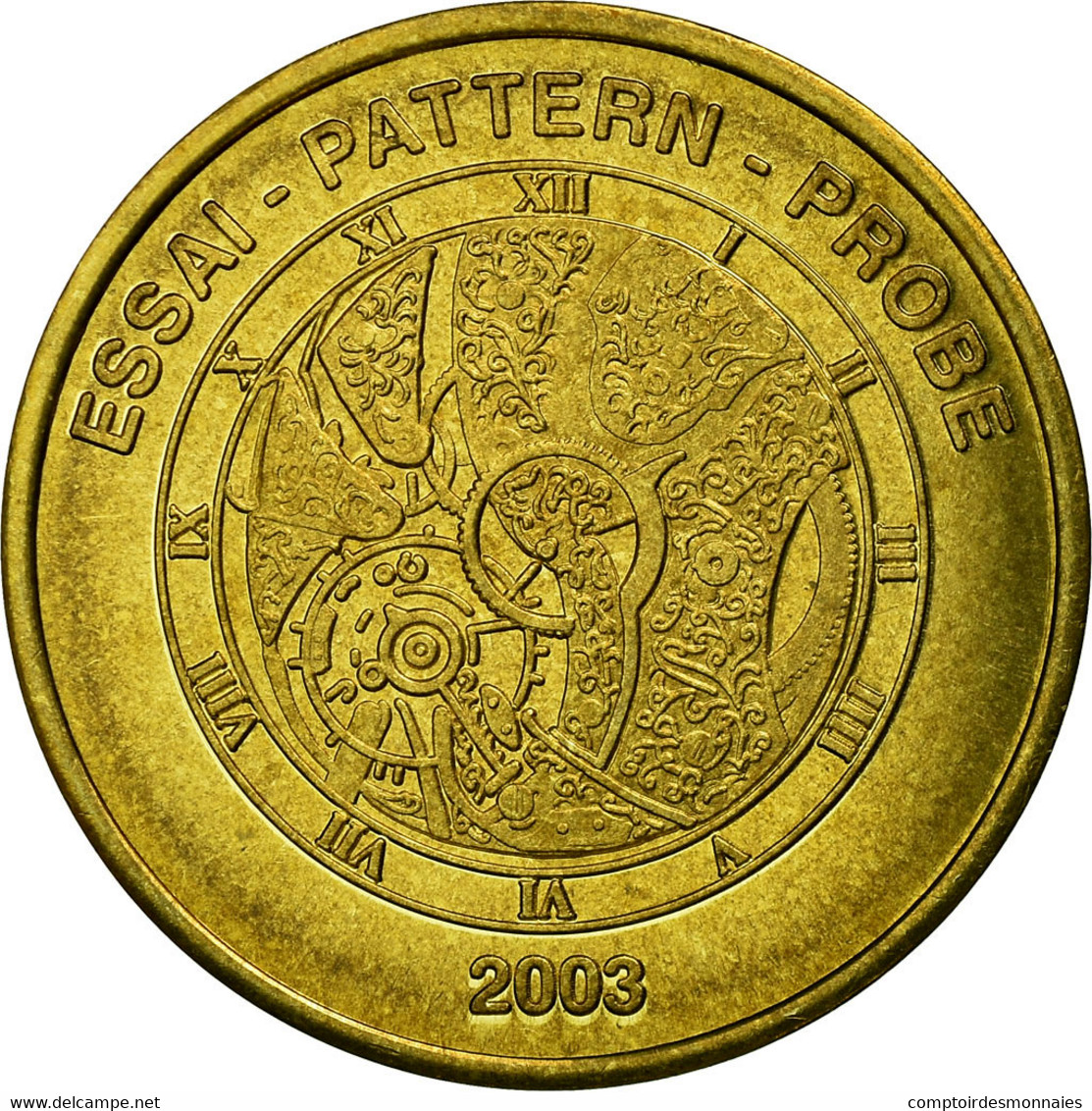 Suisse, 50 Euro Cent, 2003, SPL, Laiton - Essais Privés / Non-officiels