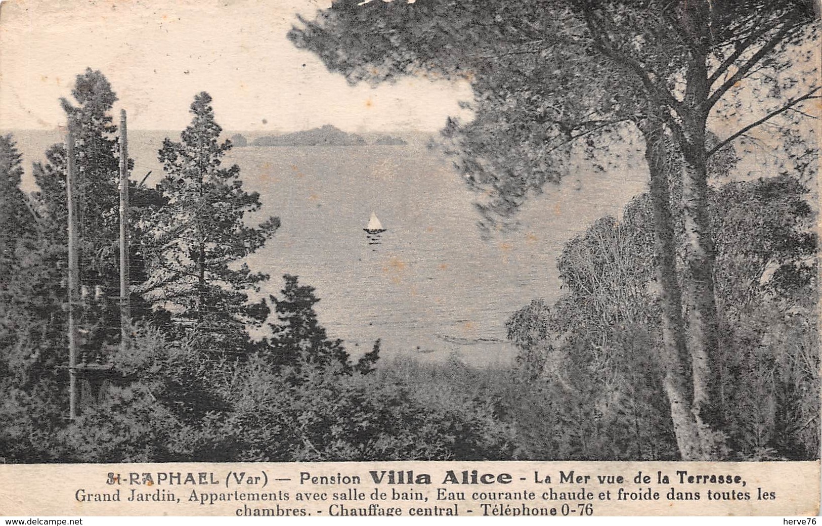 SAINT RAPHAEL - Pension Villa Alice - La Mer Vue De La Terrasse - Saint-Raphaël