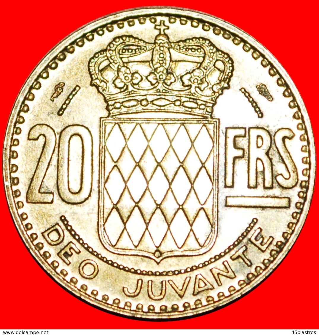 + SHIELD: MONACO ★ 20 FRANCS 1951! LOW START ★ NO RESERVE! Type 1950-1951 Of Rainier III (1949-2005) - 1949-1956 Francos Antiguos