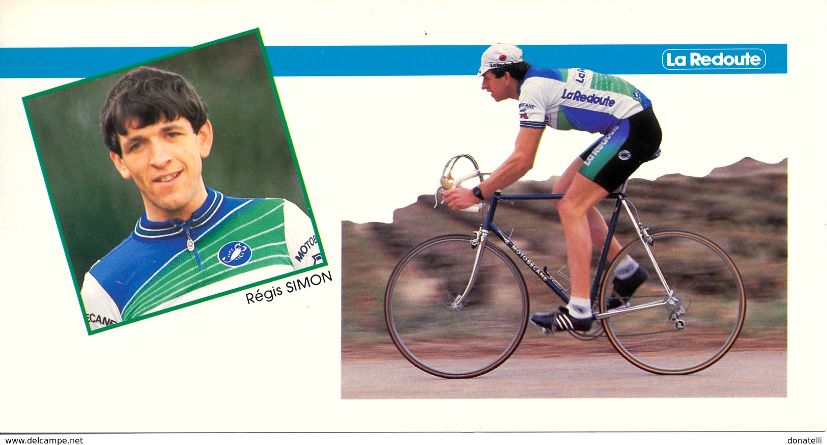 SIMON Régis FRA (Troyes (Champagne-Ardenne), 19-3-'58) 1984 La Redoute - Motobécane - Cycling