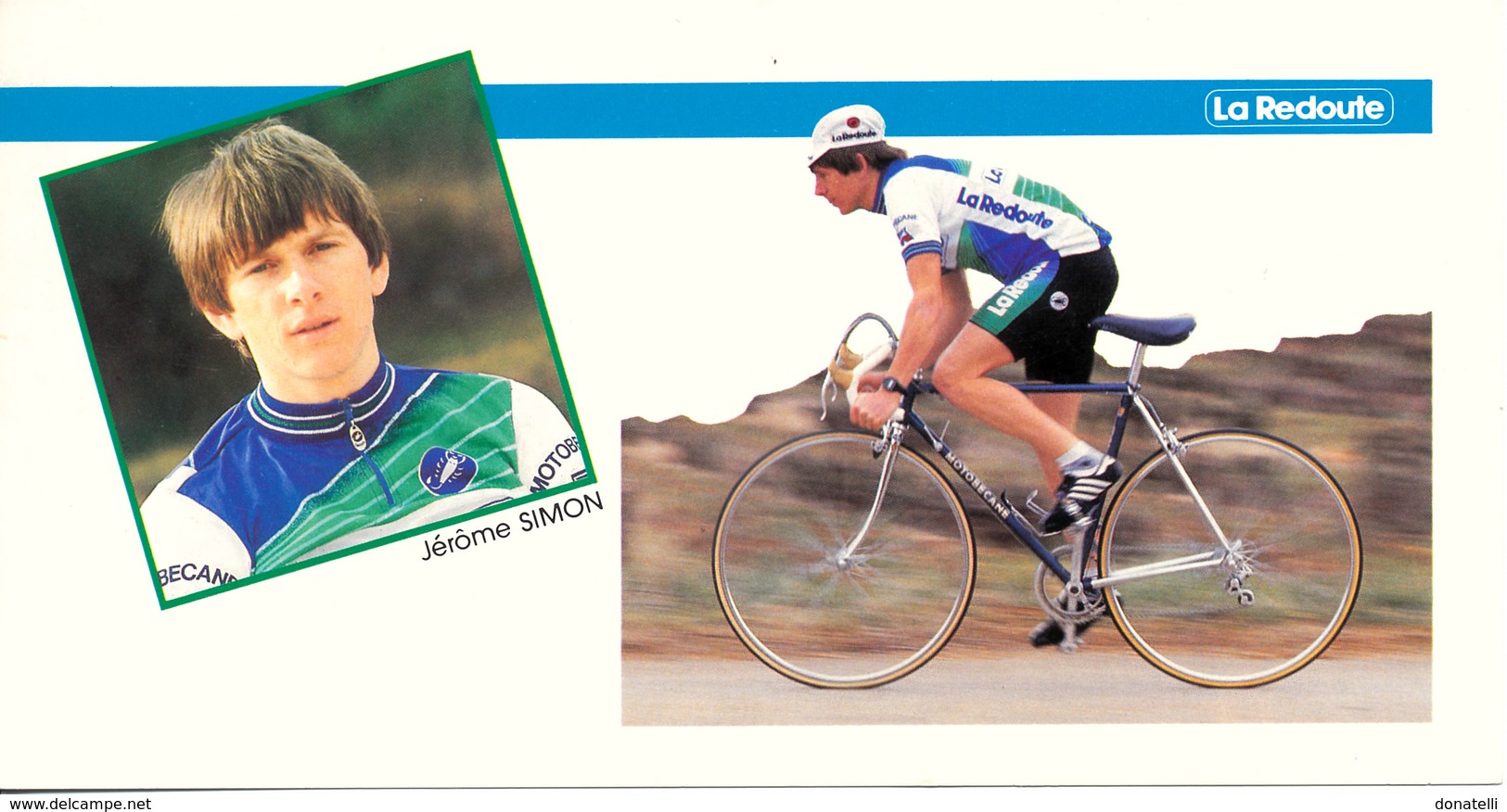 SIMON Jerôme FRA (Troyes (Champagne-Ardenne), 5-12-'60) 1984 La Redoute - Motobécane - Cycling