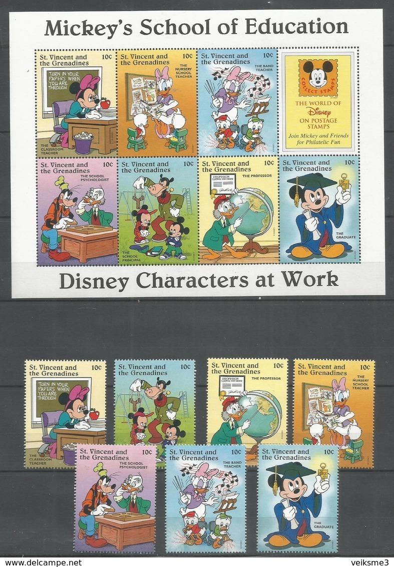 ST.VINCENT GRENADINES - MNH - Walt Disney - Disney