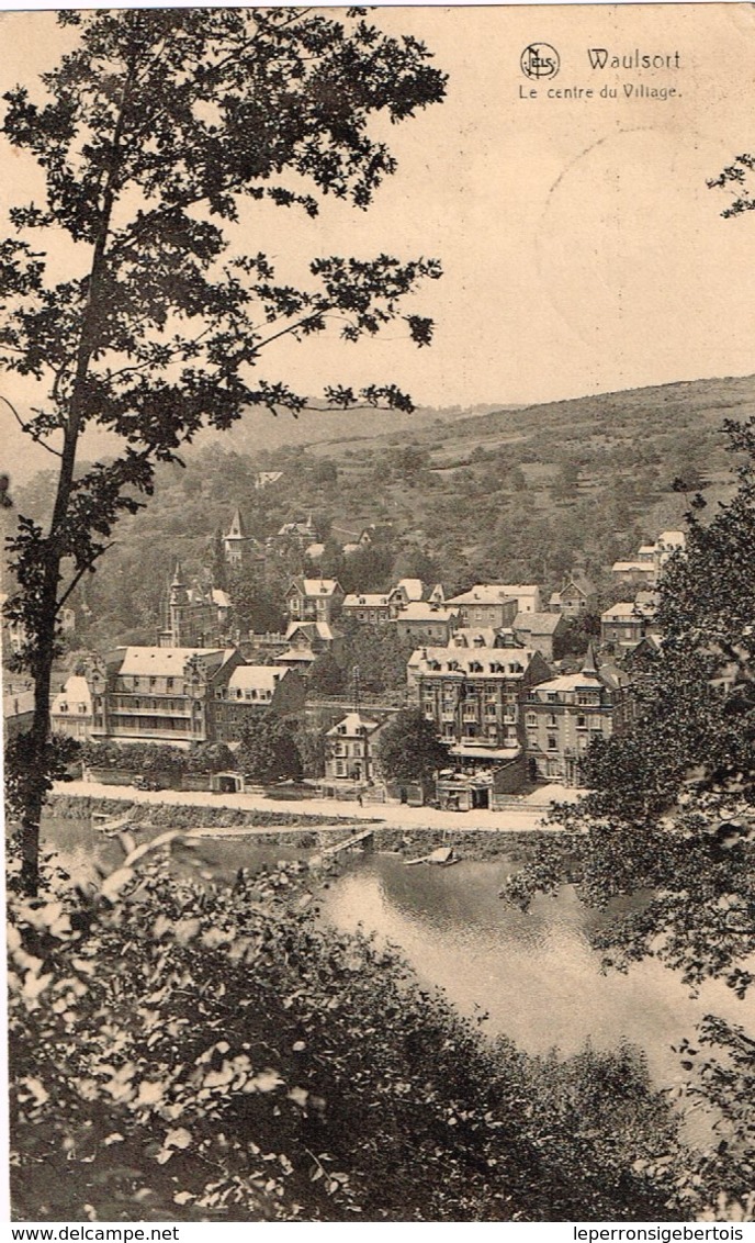 CPA -Hastière - Waulsort - Le Centre Du Village - Nels - Hastière