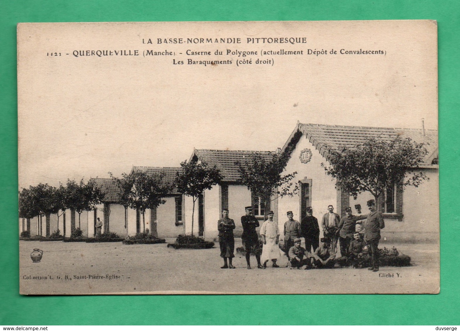 50 Manche Querqueville Caserne Du Polygone Depot De Convalescents - Caserme