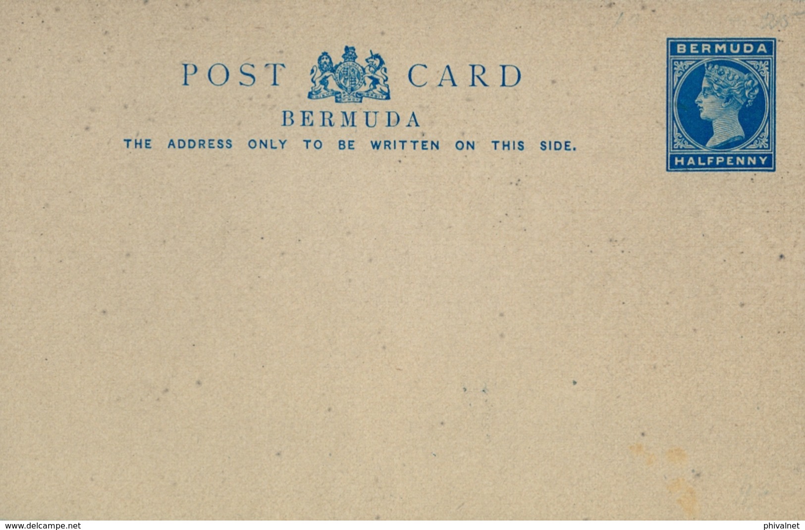 BERMUDA , ENTERO POSTAL NO CIRCULADO - Bermudas