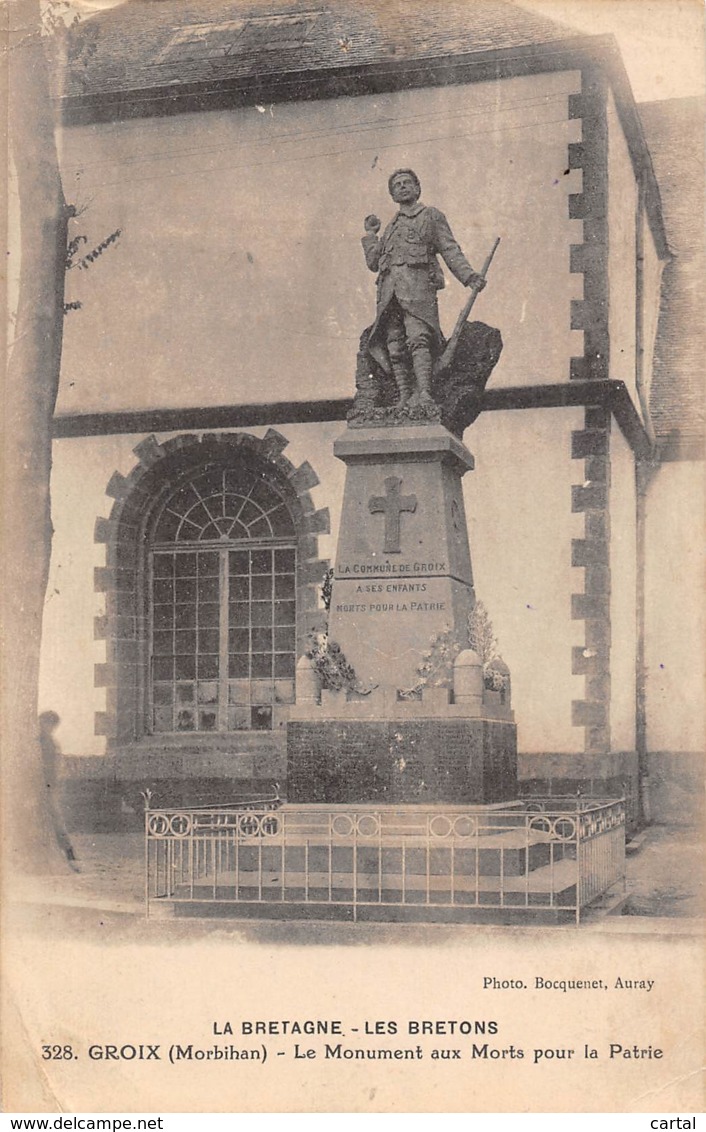 56 - GROIX - Le Monument Aux Morts Pour La Patrie - Groix