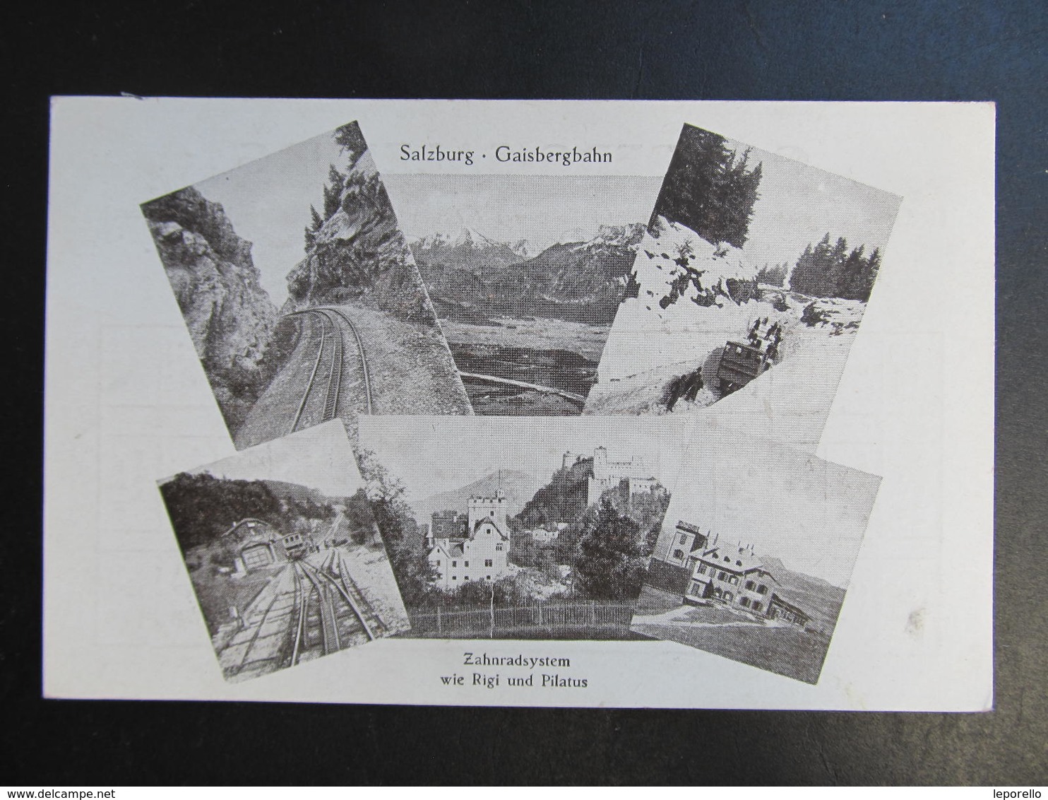 AK SALZBURG Gaisbergbahn Fahrplan Bahnhof Zahnradbahn Ca.1910 /// D*39406 - Salzburg Stadt