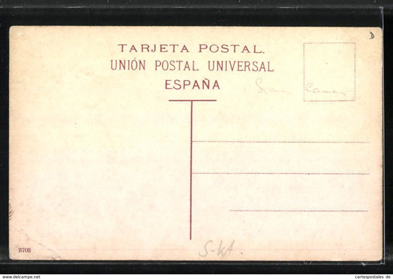 Postal Las Palmas, Gran Canaria, Trägerinnen, Landkarte - Gran Canaria