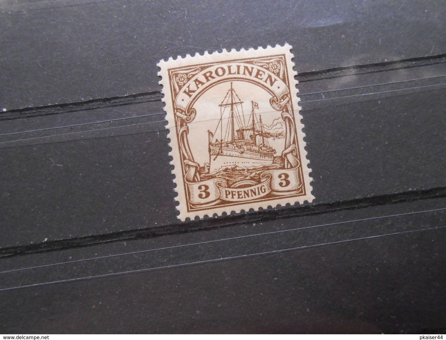 D.R.7 - 3Pf*MLH - Deutsche Kolonien (Karolinen) 1900  Mi 1,20 € - Caroline Islands