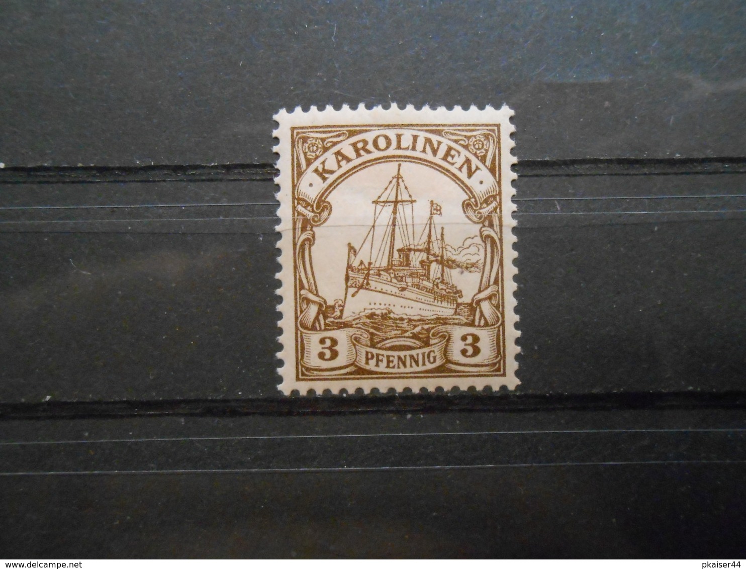 D.R.7 - 3Pf*MLH - Deutsche Kolonien (Karolinen) 1900  Mi 1,20 € - Caroline Islands