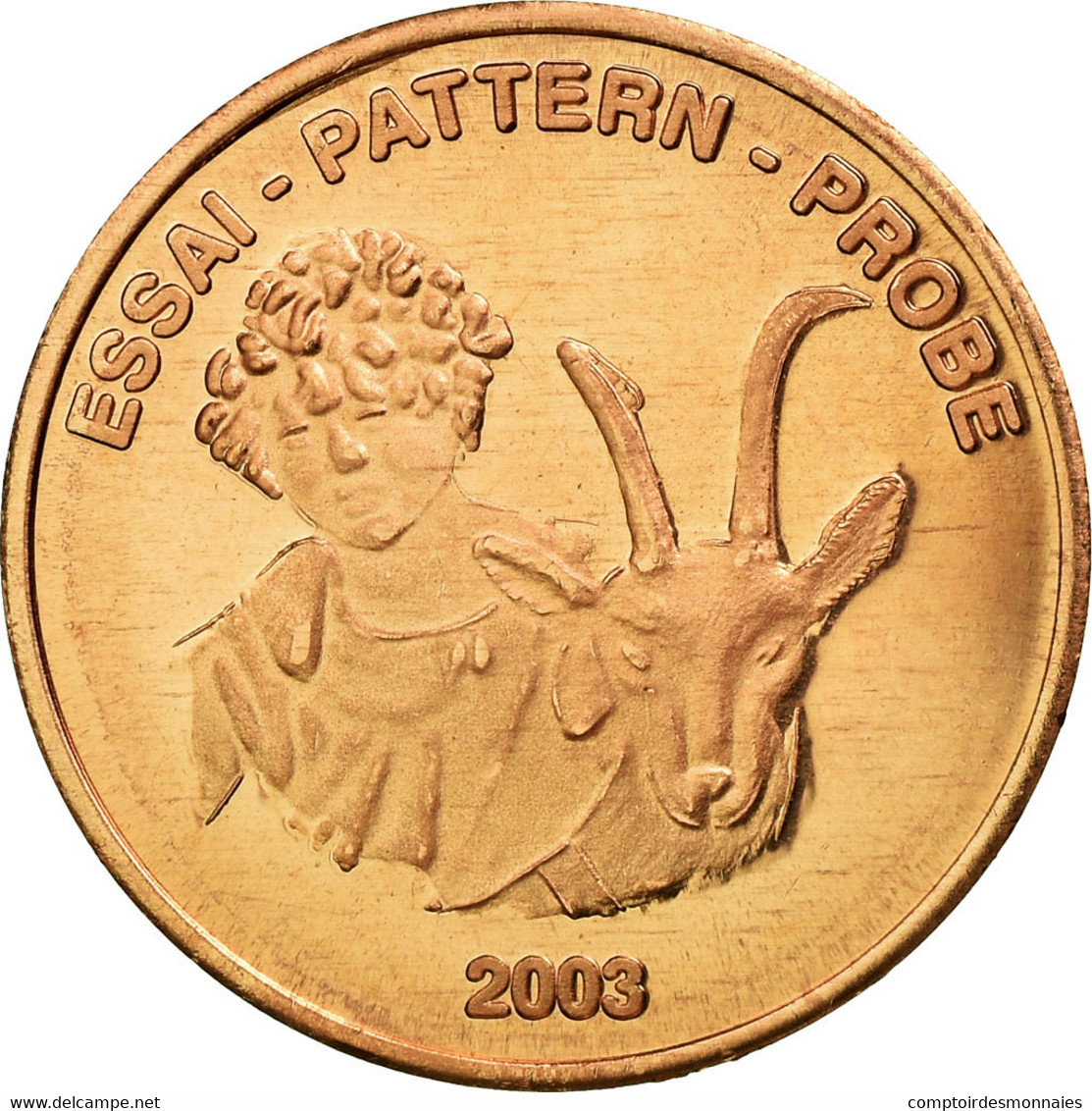 Suisse, 5 Euro Cent, 2003, SPL, Cuivre - Privéproeven