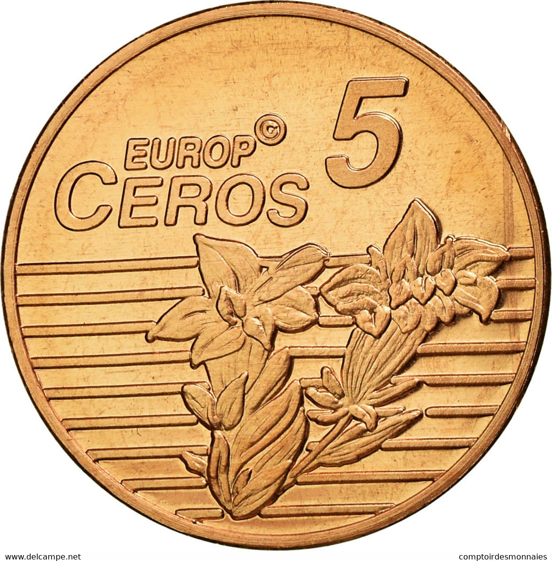 Suisse, 5 Euro Cent, 2003, SPL, Cuivre - Privéproeven