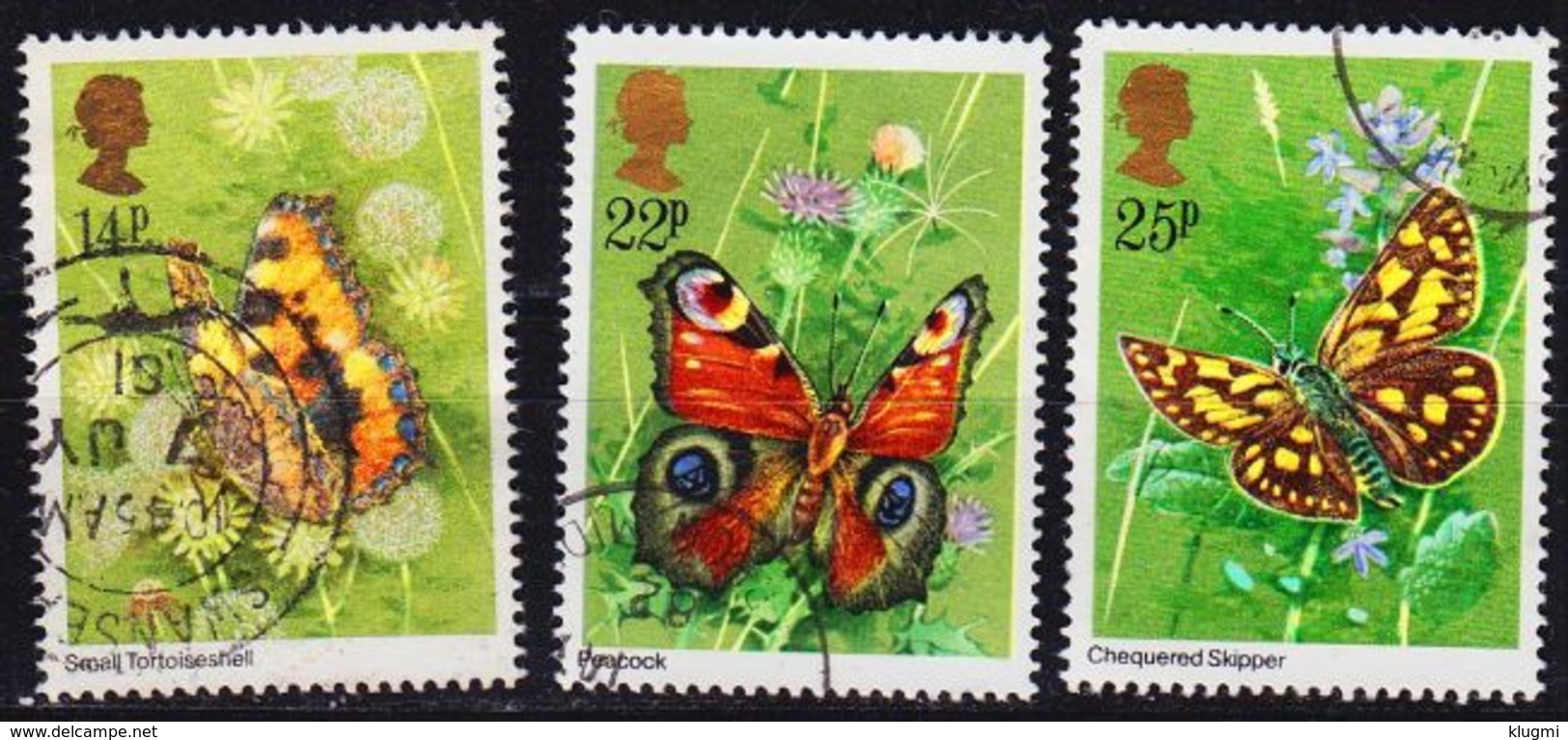 ENGLAND GREAT BRITAIN [1981] MiNr 0875 Ex ( O/used ) [01] Schmetterlinge Schön - Gebraucht