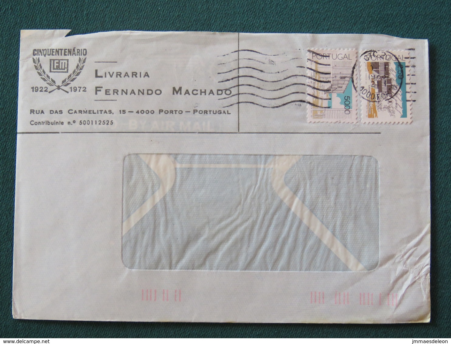 Portugal 1988 Cover To Porto - Buildings - Lettres & Documents