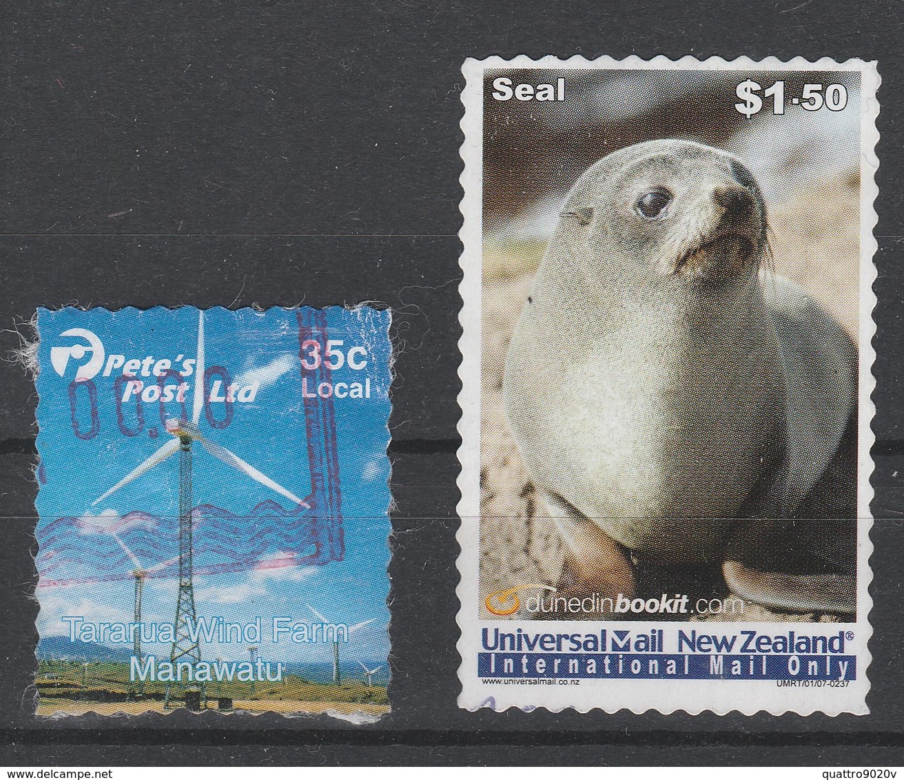 Universal Mail & Pete's Post - Private Post Stamps. Used (o) - Other & Unclassified