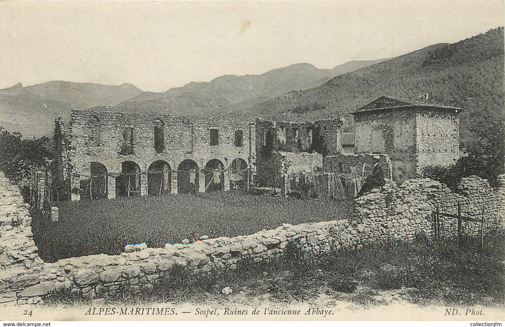 / CPA FRANCE 06 "Sospel, Ruines De L'ancienne Abbaye" - Sospel