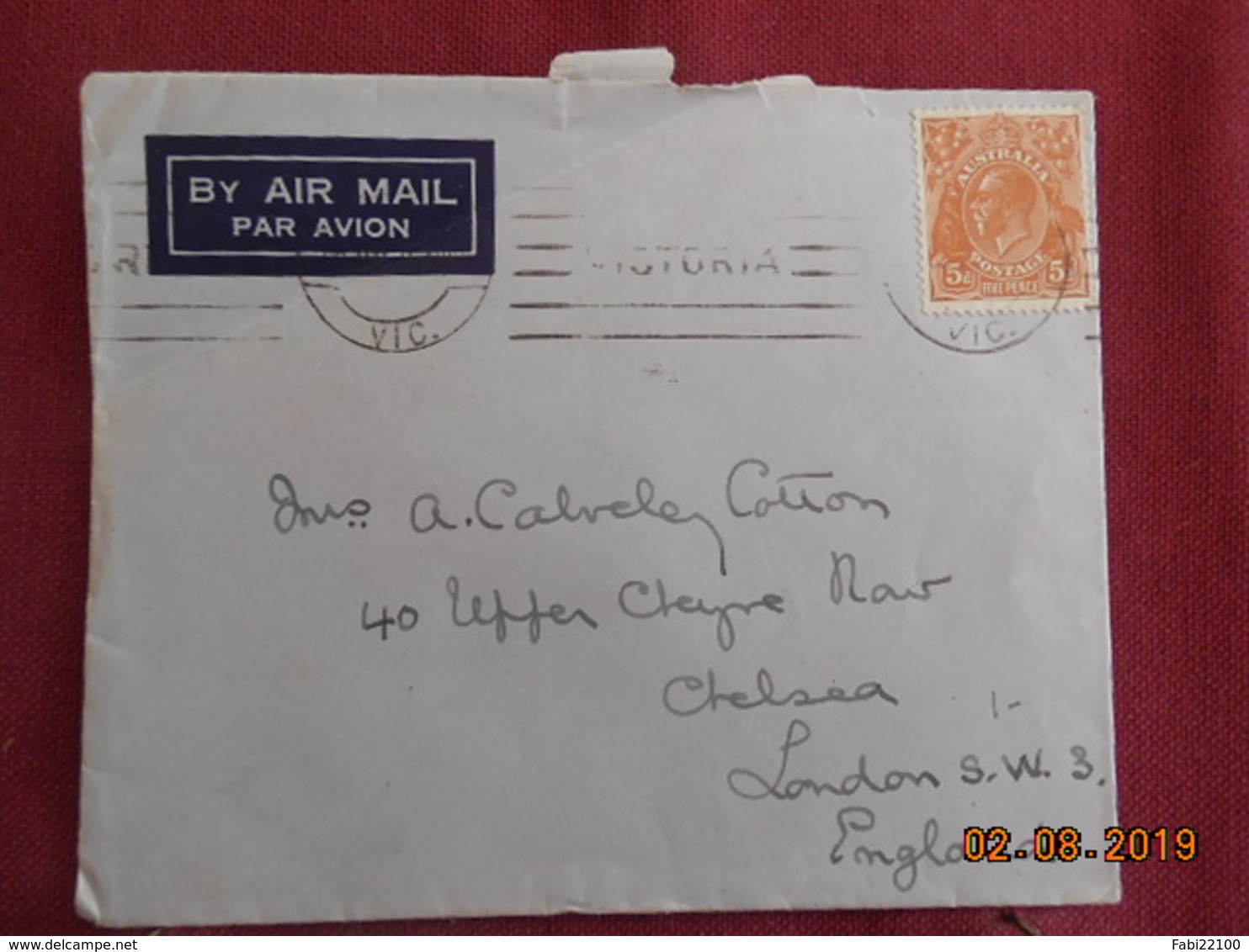 Lettre De 19.. à Destination De Chelsea England - Lettres & Documents