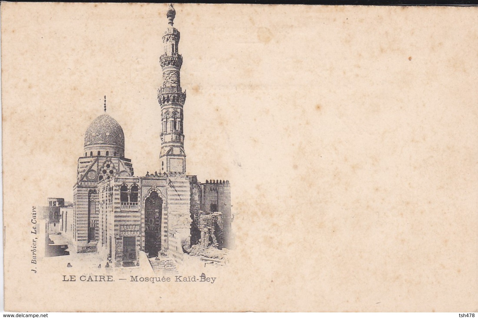 EGYPTE---LE CAIRE---CAIRO---mosquée Kaïd-bey--( état MOYEN Traces Taches )--voir 2 Scans - Kairo