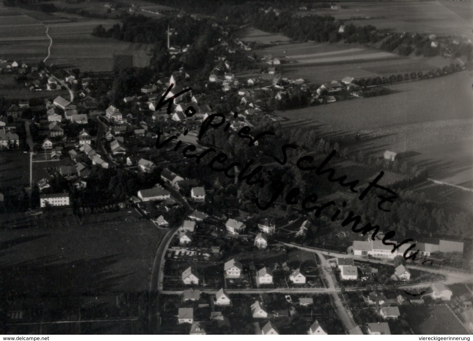 + GAUTING, Landkreis Starnberg, Bayern, Original, Seltenes Luftbild 1937, Nr. 27657, PLZ: 82131 Format 18 X 13 Cm - Sonstige & Ohne Zuordnung