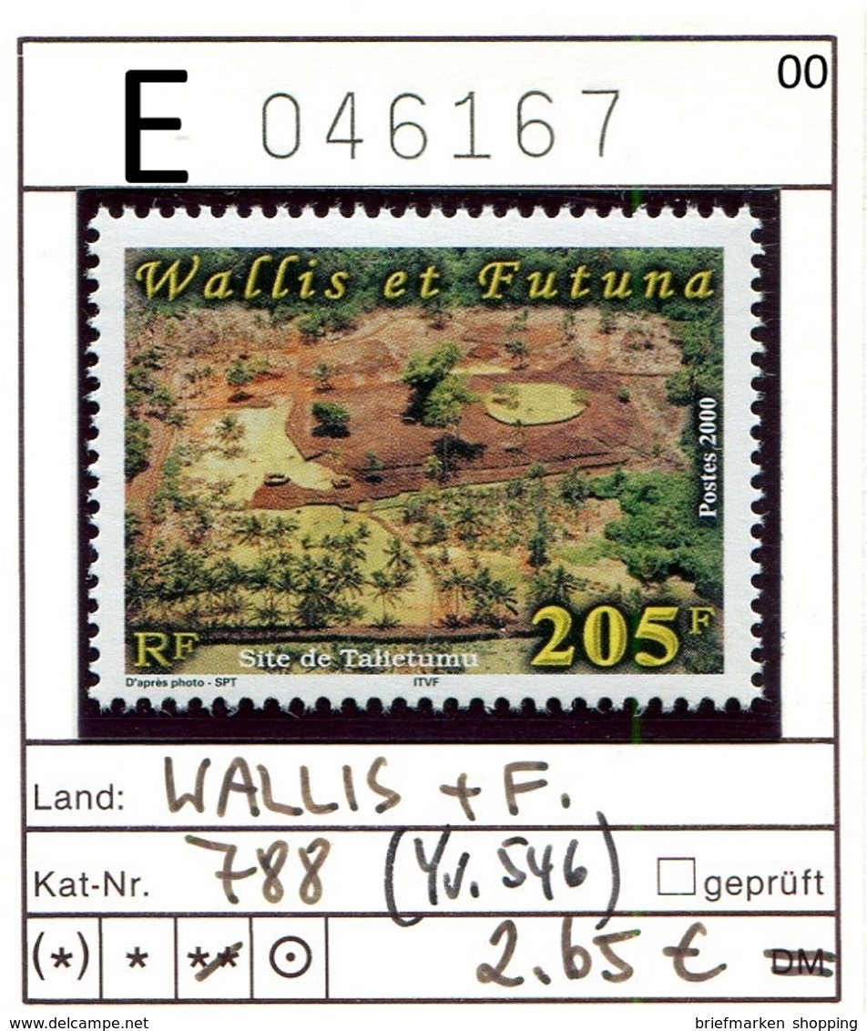 Wallis & Futuna - Michel 788 -  ** Mnh Neuf Postfris - - Ungebraucht