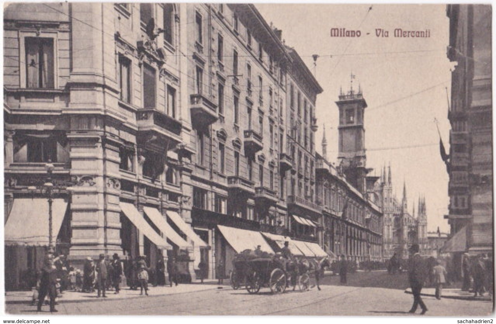 MILANO. Via Mercanti - Milano