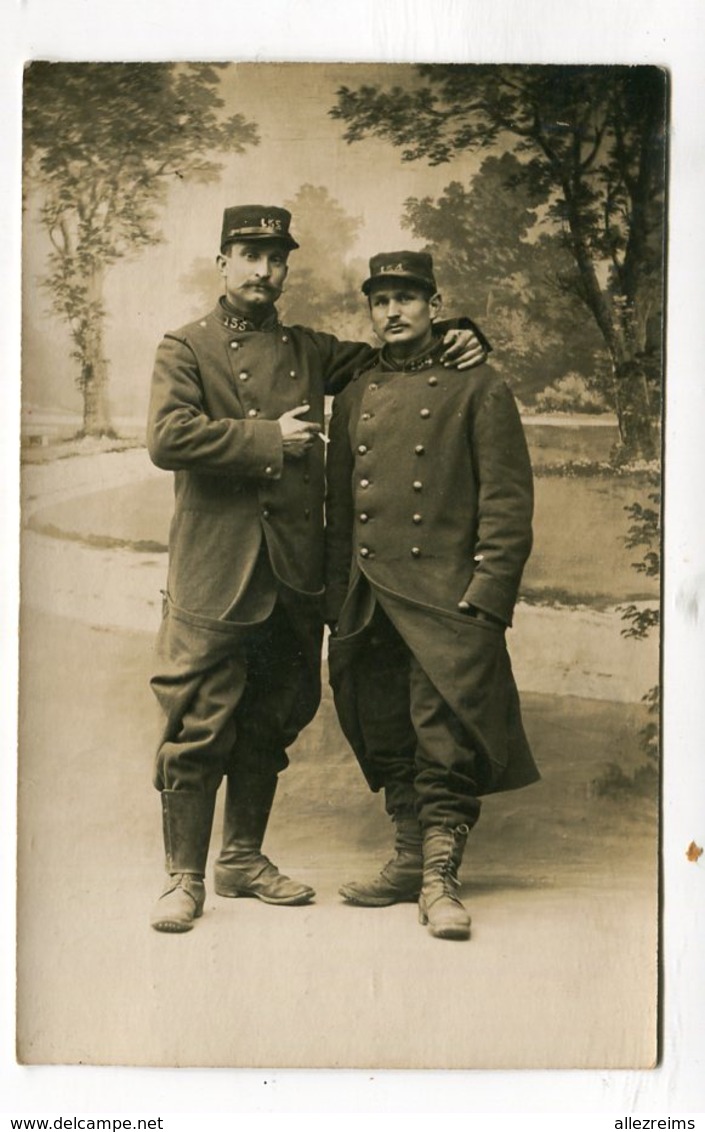 Carte Photo : Militaires Du 154 ème Et 155 ème  A   VOIR  !!!!!!! - Regiments