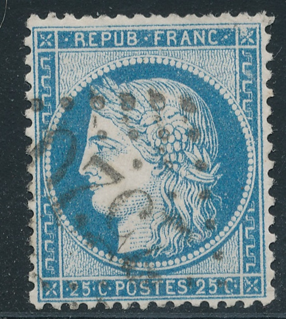 N°60C TYPE III VARIETE MARQUER AU VERSO. - 1871-1875 Ceres