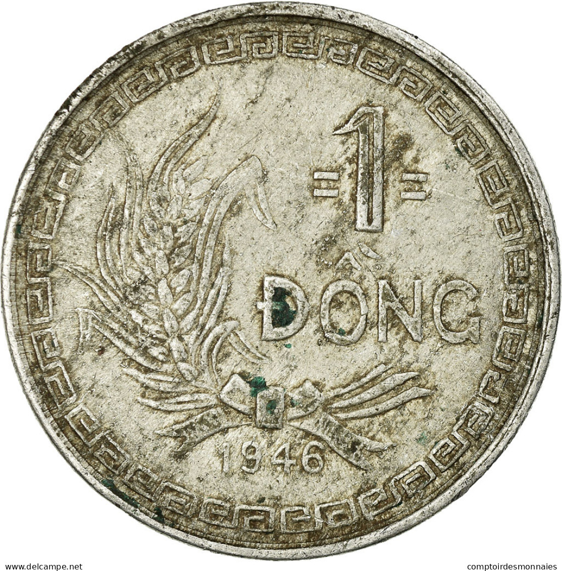 Monnaie, Viet Nam, Dong, 1946, TB+, Aluminium, KM:3 - Viêt-Nam