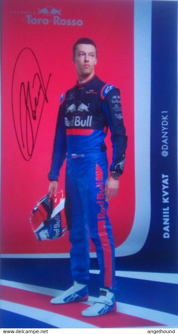 Toro Rosso Daniil Kvyat - Autogramme