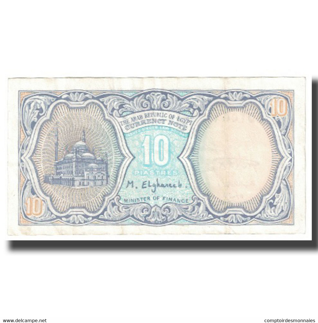 Billet, Égypte, 10 Piastres, KM:189a, TB - Egypte