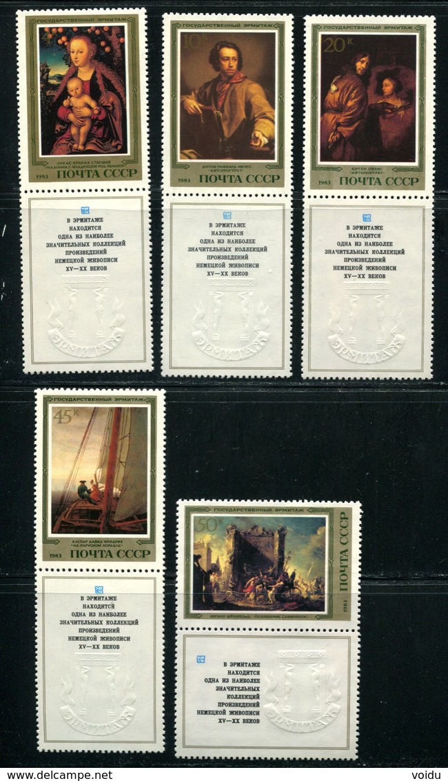 Russia 1983 Mi 5329-5333  MNH ** - Neufs