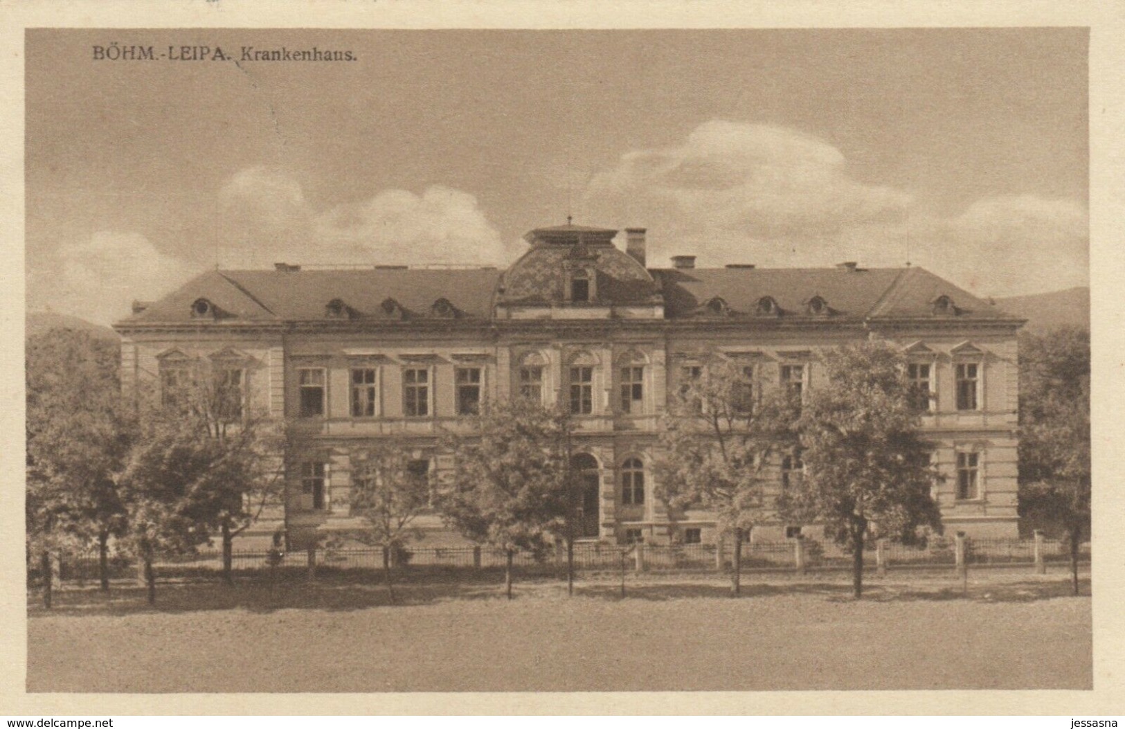 AK - Tschechien - BÖHMISCH LEIPA (Ceská Lipa) - Altes Krankenhaus 1928 - República Checa