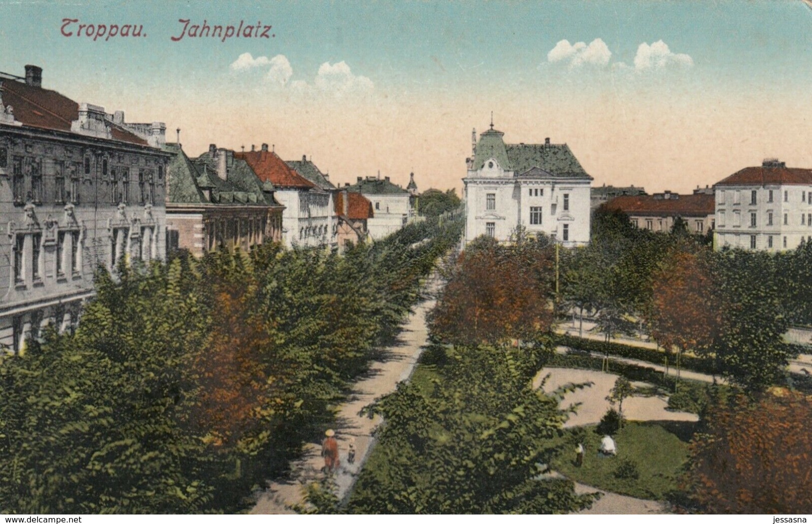 AK - Tschechien - Troppau - Jahnplatz - 1924 - Tschechische Republik