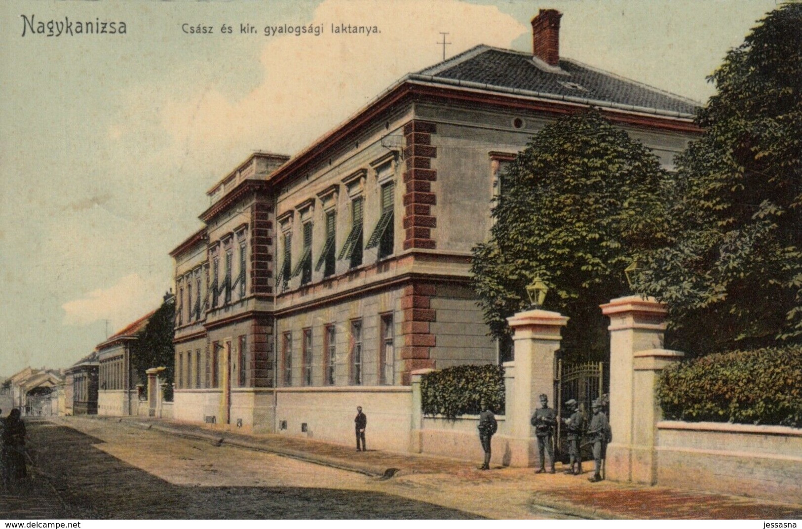 AK -Ungarn - NAGYKANIZSA (Großkirchen) - Partie Bei Der Kaserne 1906 - Ungarn