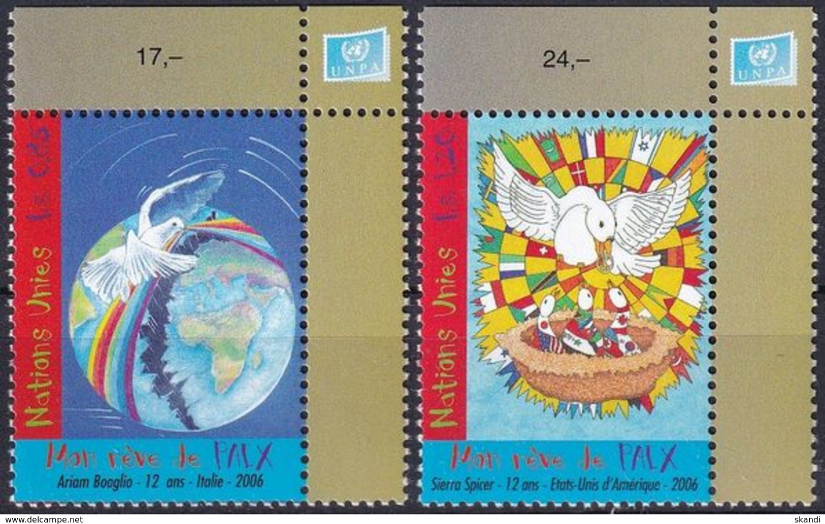 UNO GENF 2006 Mi-Nr. 551/52 ** MNH - Nuovi