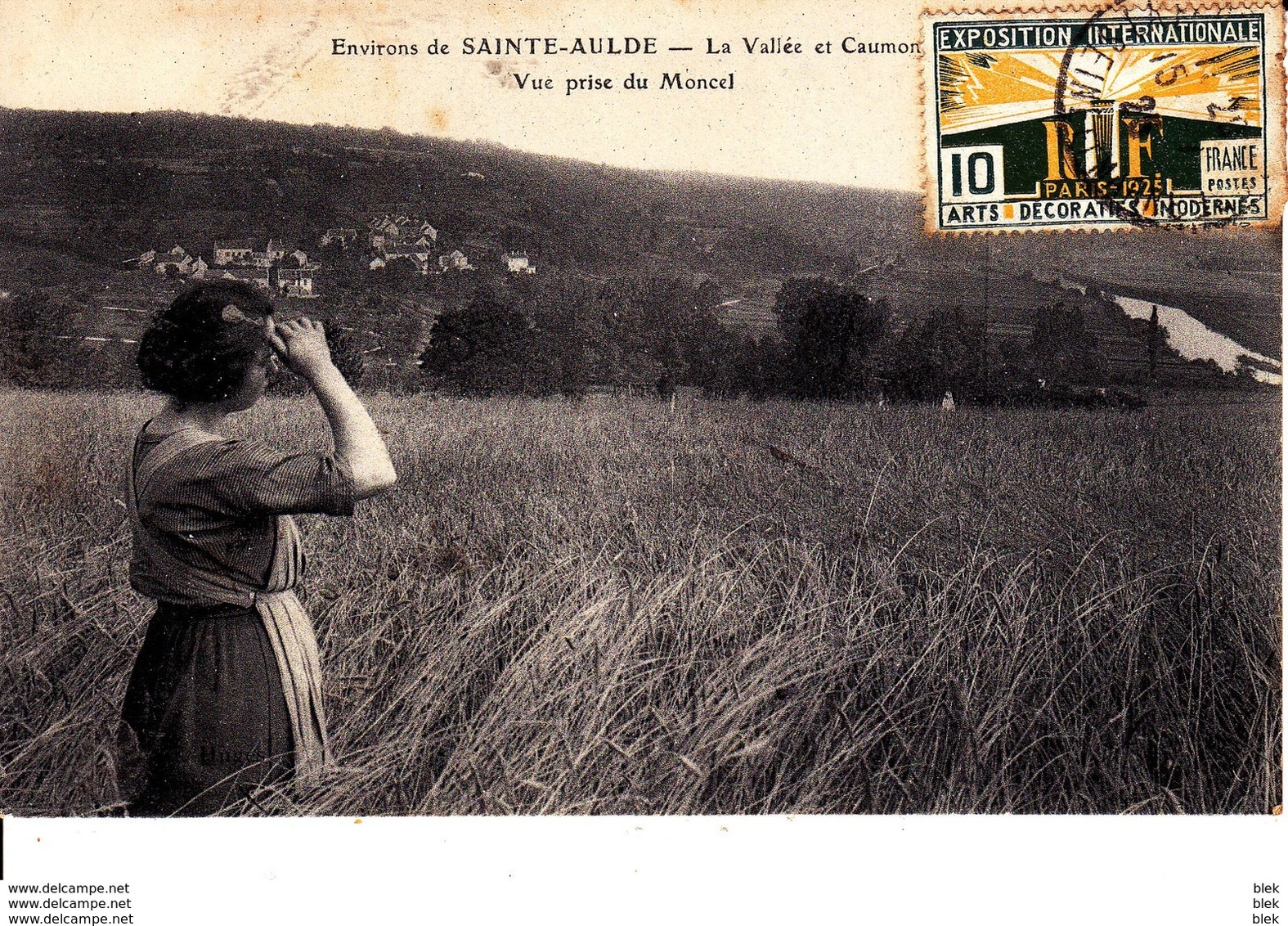 77 . Seine Et Marne . Sainte Aulde : ( Les Environs ) .  La Vallée De Caumont . - Autres & Non Classés