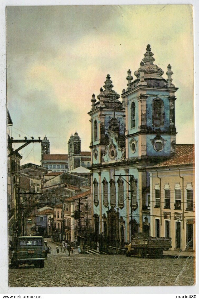 SALVADOR   LADEIRA  DE PELOURINHO     BAHIA        (VIAGGIATA) - Salvador De Bahia