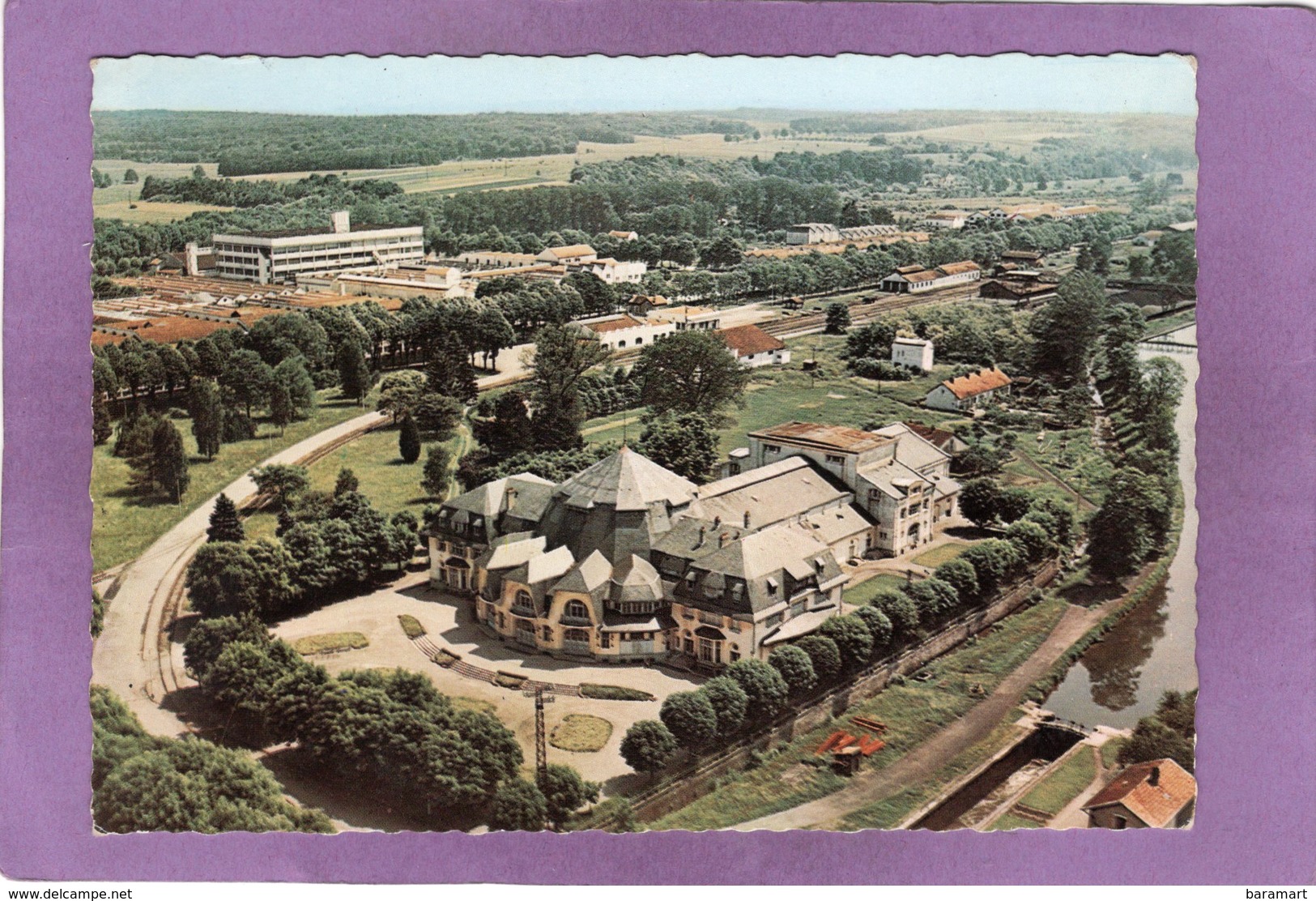 88 THAON LES VOSGES Le Foyer Social Et Le Canal De L'Est Vue Aérienne - Thaon Les Vosges